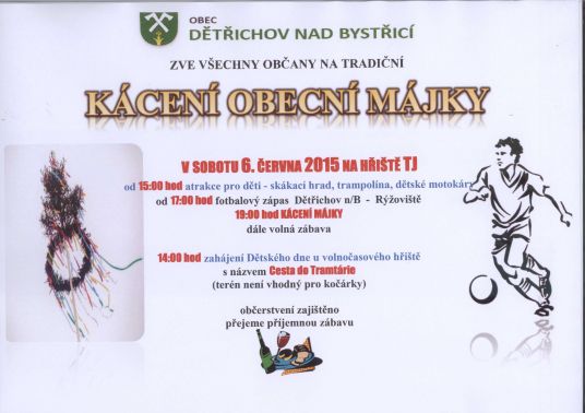 plakát kácení májky